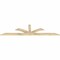 Ekena Millwork Richland Rough Sawn Timber Gable Bracket, Douglas Fir, 96"W x 24"H x 2"D x 4"F, 6/12 Pitch GBW096X24X0204RIC00RDF - alternate 5